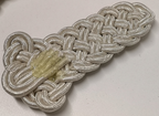 Shoulder Cords Senior Officer Silver Braid Cords No Attaching Straps Unfinished