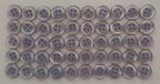 50 Vintage Buttons 4 Hole Shirt / Shank Anchors Pearlesque Abbey Blue 11.3mm NOS