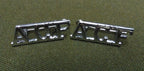 Genuine British "ACF" Chrome Army Cadet Force Shoulder Title Badges BRAND NEW
