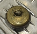 Genuine Vintage Ambulance Issue Silver Coloured Metal Buttons With Insignia x2