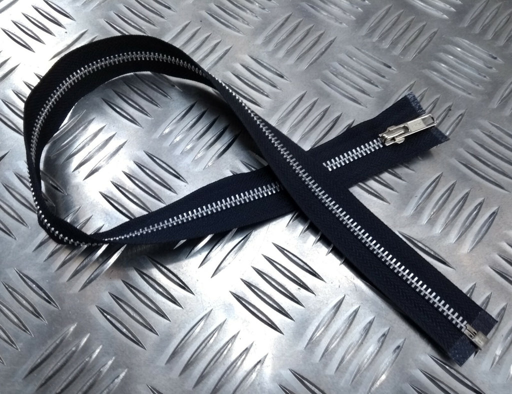 YKK 56cm Open End Zip Zipper Stealth Black