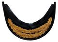 General Officer Peak British Oak Leaf Gold Wire Sprig Dress Hat Visor M