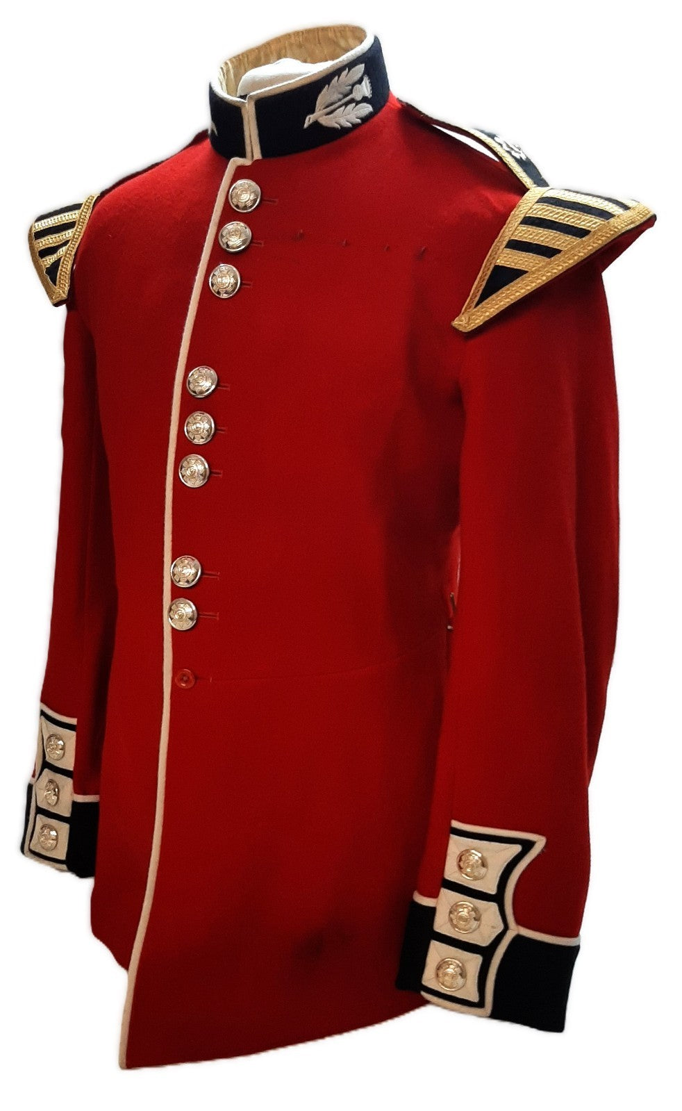 British Army Scots Red Tunic Scarlet Jacket With Shoulder Wings 41"