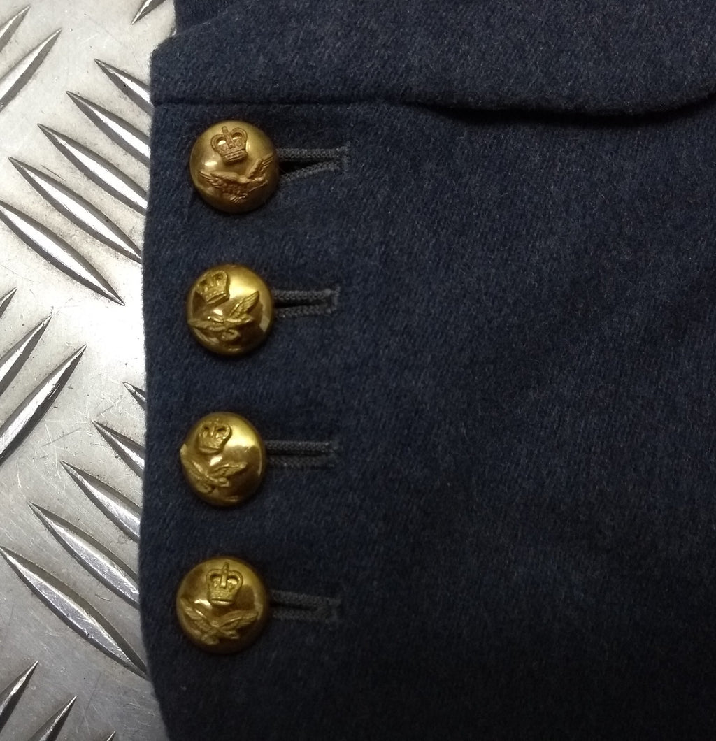 RAF Royal Air Force Vintage Mess Dress Waistcoat Airforce Blue Grey Colour