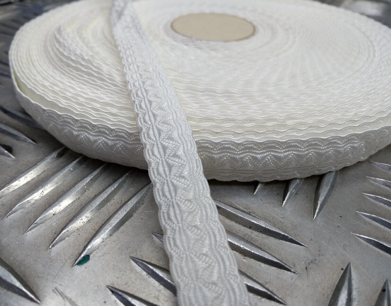 White Braid 13mm Genuine British Made