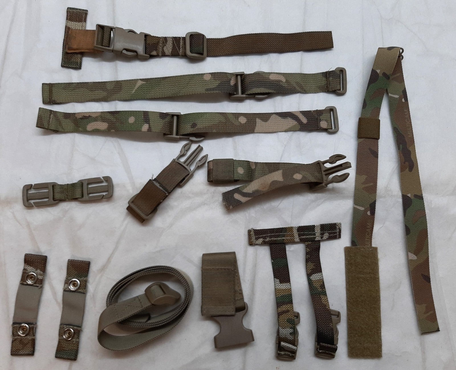 MTP Webbing Straps Job Lot of 12 Assorted Items For Collectors Spares or Repairs