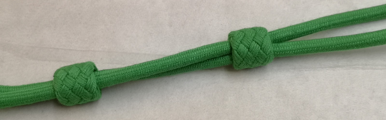 Light Green Double Knot Ceremonial & Parade Lanyard