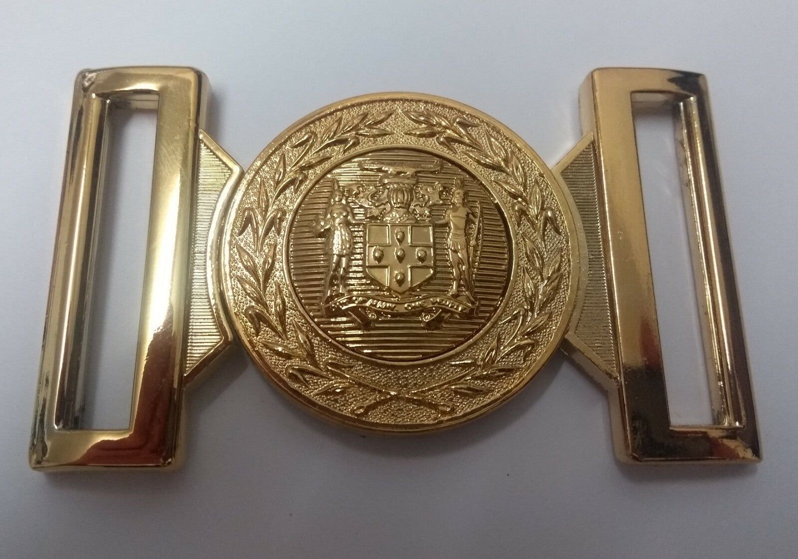Jamaica Belt Buckle Locket With Insignia - New
