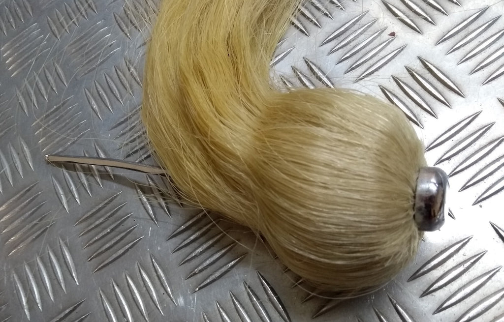 HCav White Plume Ceremonial Horse Hair Headwear British Army Household Cavalry