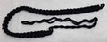 Black Lanyard 3 Ply Pleated Ceremonial and Parade British Made
