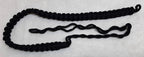 Black Lanyard 3 Ply Pleated Ceremonial and Parade British Made