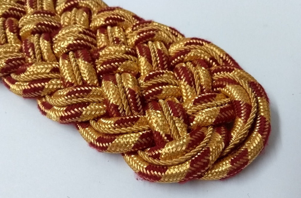 Shoulder Cords Senior Officer Gold Braid Cords No Attaching Straps or Insignia