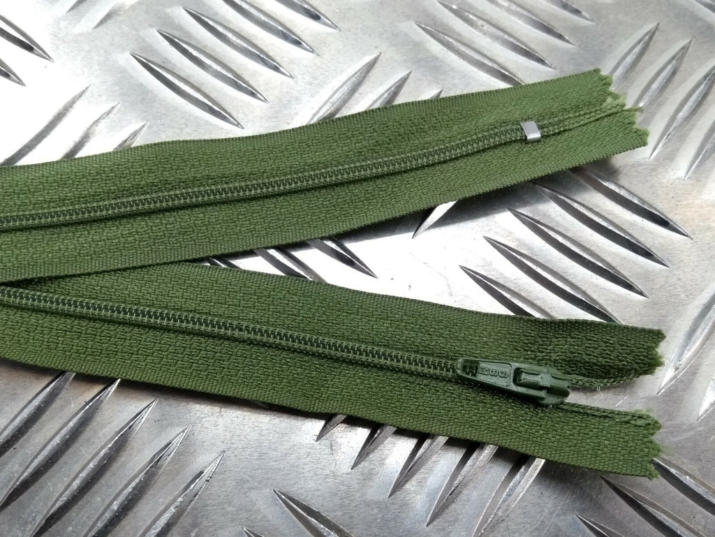 Genuine British 148cm Closed End Green Heavy Duty Zip Zipper