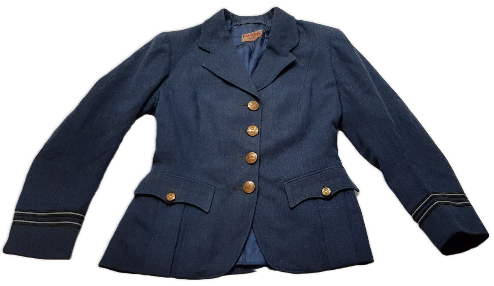 RAF Vintage Jacket Airforce Blue Grey Colour Woman's Old Pattern