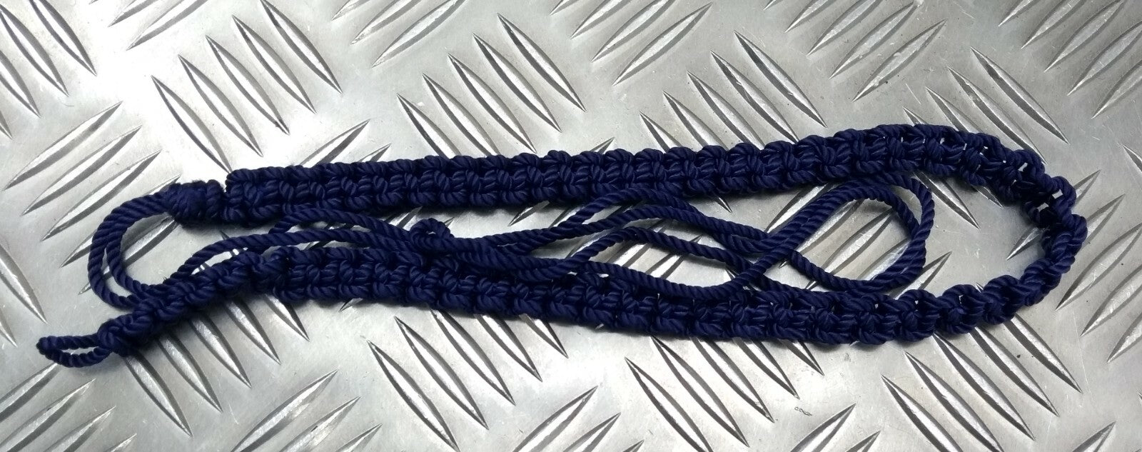 Genuine British Army Royal Corps of Signals Blue 3 Ply Lanyard Ceremonial