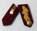 Arab Emirates Gorgets Collar Tabs Gold Braid Detail Senior Officers UAE Buttons