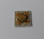 Genuine ARMY Issue Rank Pips Star Wire Braided Small Mess Badge X2 ASPS315