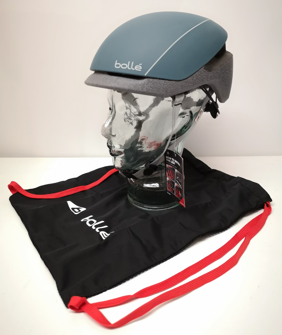Bollé Messenger Helmet Petrol Grey Matte S 51-54cm 265g Untested / Ex-Display