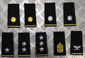 US / USAF Slide Epaulettes Various Ranks x1 Pair- NEW
