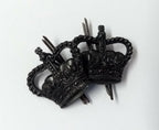 Genuine Vintage Issue Subdued St Edwards Rank Prong Crowns X2 GIM100
