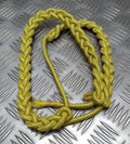 Army Ceremonial Aiguillette / Officers Lanyard Metallic Gold No Tip Ends Present
