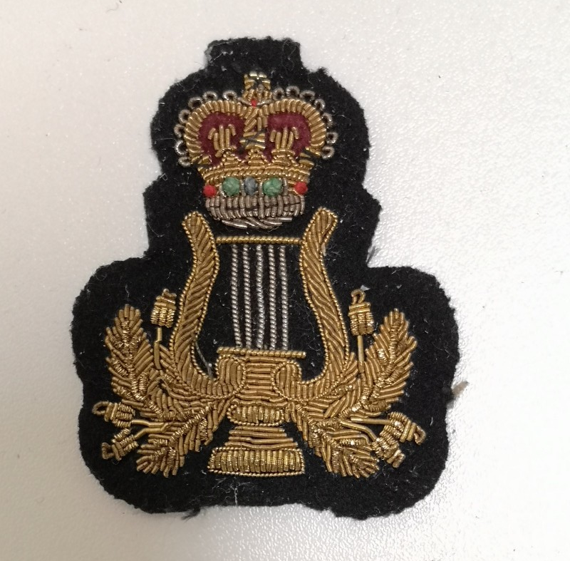 Crown & Lyre British Forces Musician & Bandsman Embroidered Patches joblot of 6