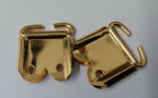 Genuine British Issue 1" Brass Coloured Rifle Sling Fittings 1PR STD12