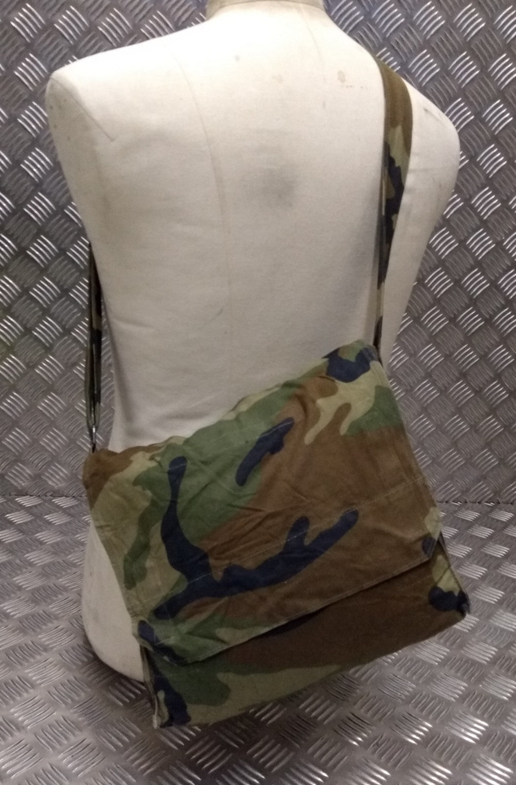 Woodland Camouflage Lightweight Compact Shoulder Bag