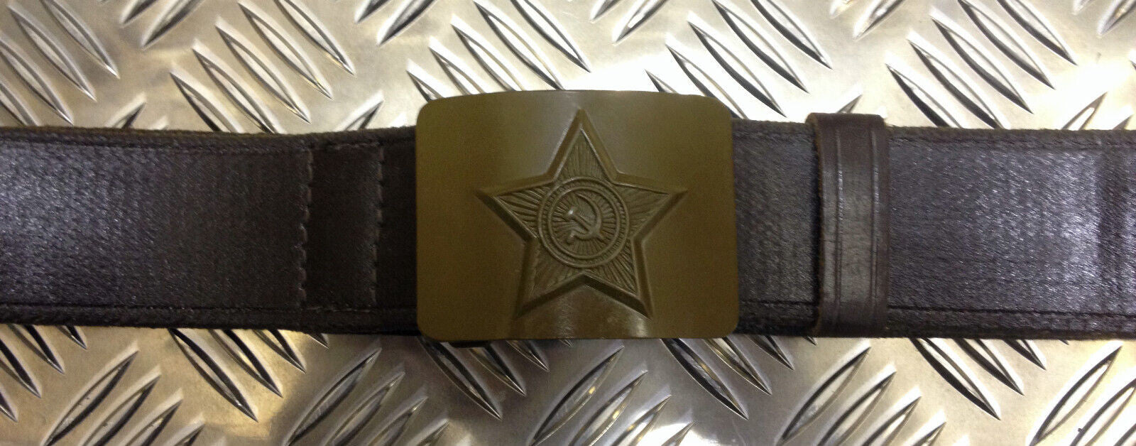 USSR Soviet CCCP Army Belt With Hammer & Sickle Buckle Obsolete NEW