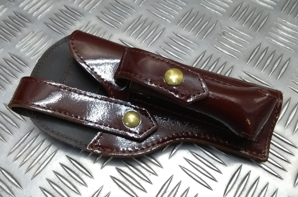 Leather Parade Holster Hi Sheen Brown Ceremonial Issue Made in England