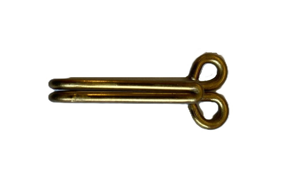 Waist Belt Hook Hooks Jacket / Tunic / Robe. Brass / Metal x One Pair
