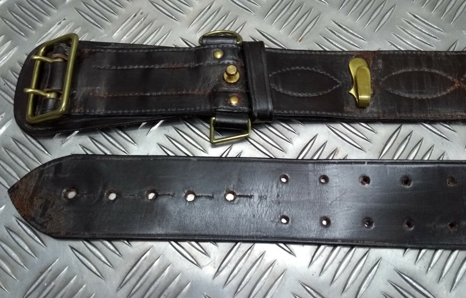Sam Browne Belt Old Pattern British Issue No Shoulder Strap