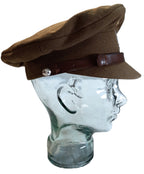 No2 Dress Hat Officer Vintage British Army Signals (KC) Insignia Size 55cm