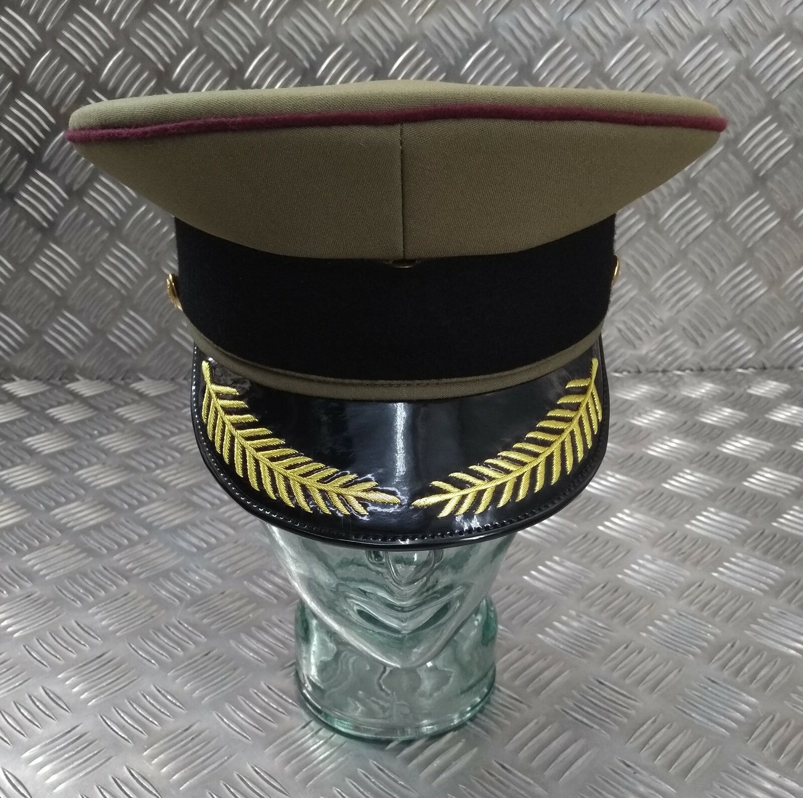 Fancy Dress Hat Style Gold Peak Officers Ceremonial & Parade All Sizes