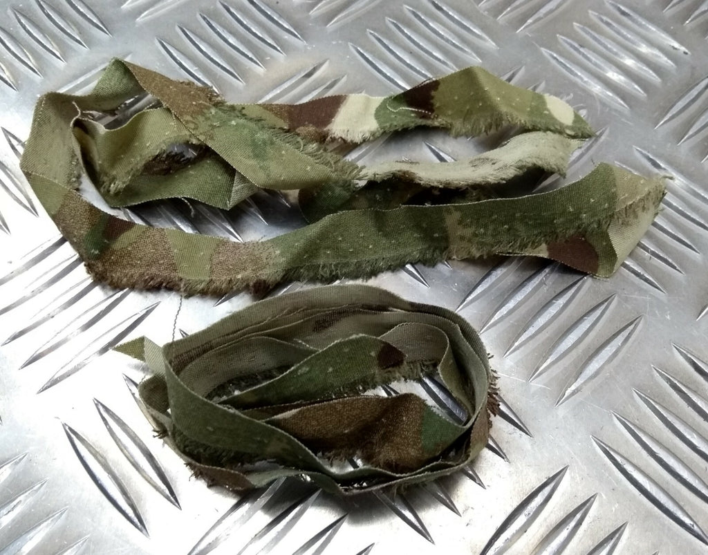 Genuine British Army Issue MTP Multi-Camo Garnish Scrim Strip Set Ghillie Camo
