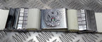 Abu Dhabi Belt White Nylon With Buckle For Ceremonial & Parade Duties