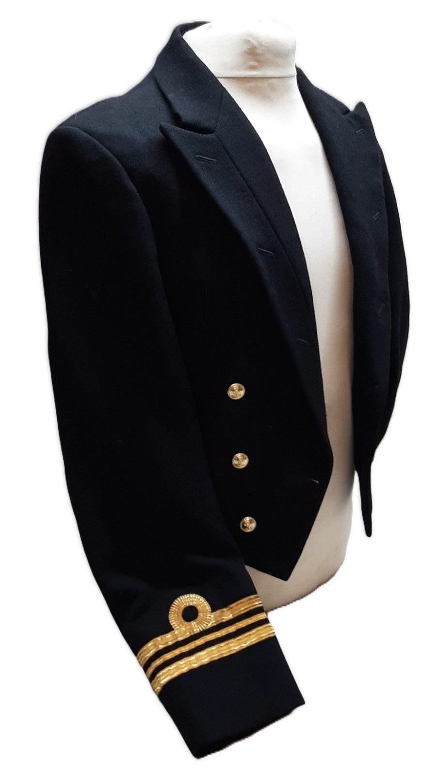 No7 Mess Jacket Lt Com Cuff Curls British Naval Ofc Dress RN