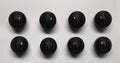 7th Duke of Edinburgh's Own Gurkha Rifles Black Ball Dress Buttons 28L X8
