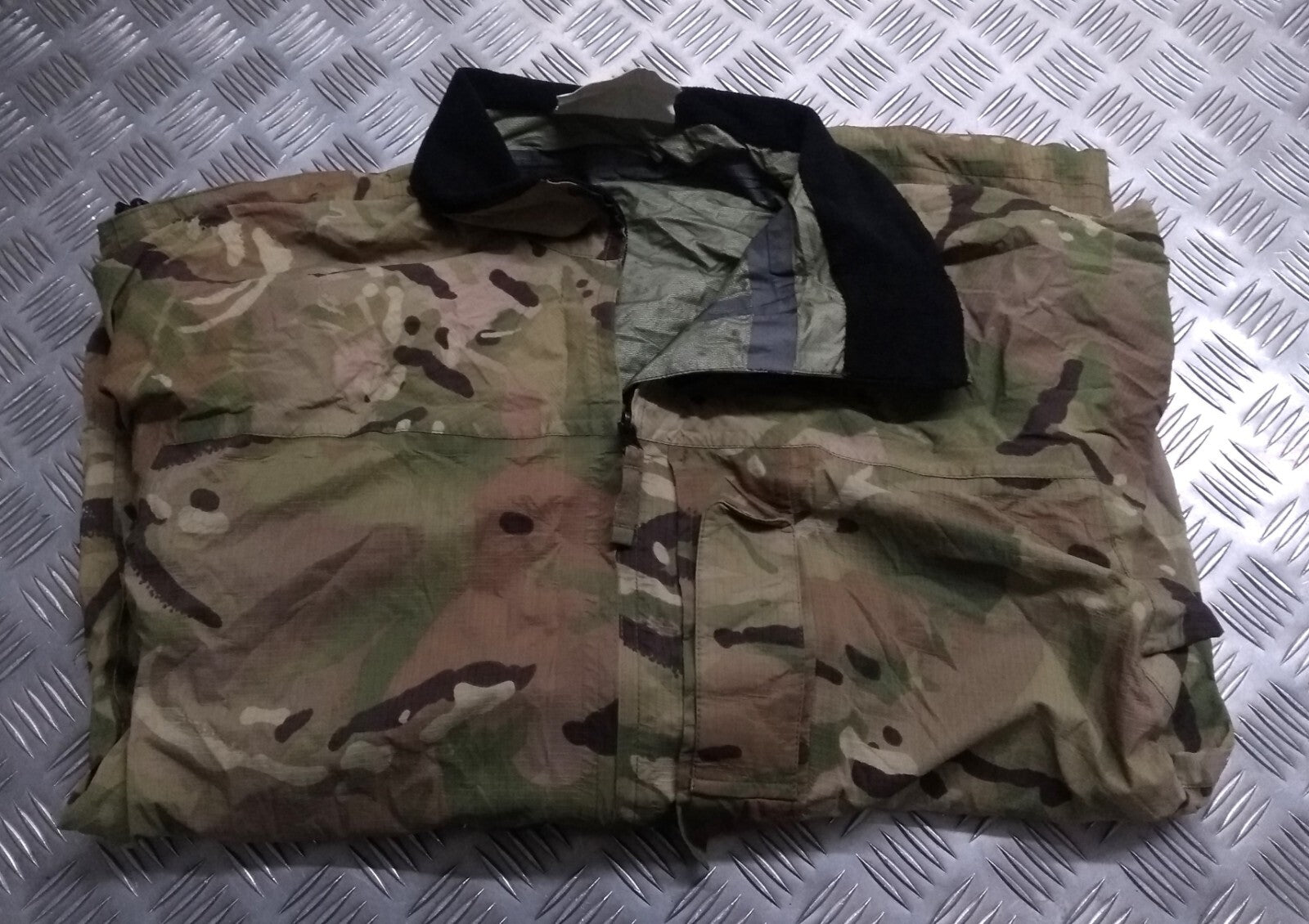 MTP Waterproof Jacket Lightweight MVP With Fleece Collar Multi-Cam Pattern