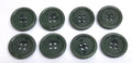 Army Buttons Old Pattern British Made Mottled Green 4 Hole Size 20.3mm NOS