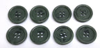 Army Buttons Old Pattern British Made Mottled Green 4 Hole Size 20.3mm NOS