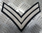 Mess Dress Chevrons Silver Braid On Black