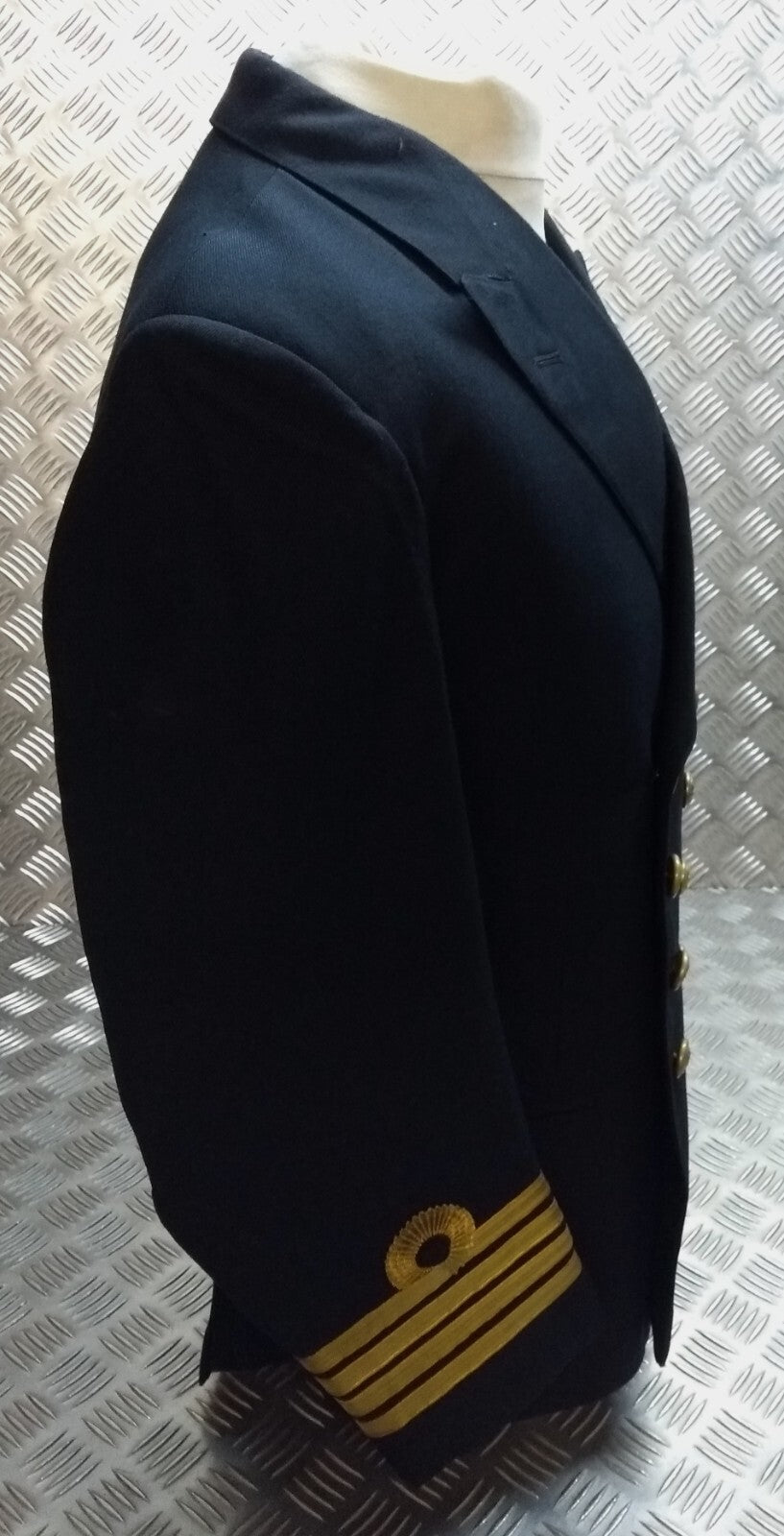 Vintage Naval Jacket 60/70s Pattern British Navy No1 Dress Uniform Captain Rank