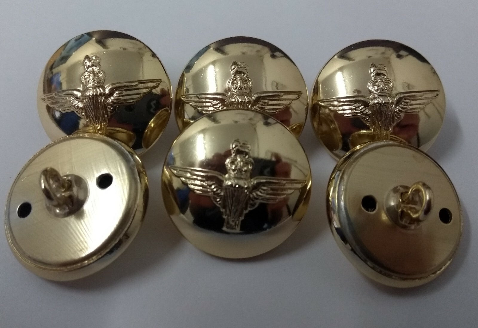 Genuine British Army Issue The Parachute Regiment Paras Dress Buttons 40L