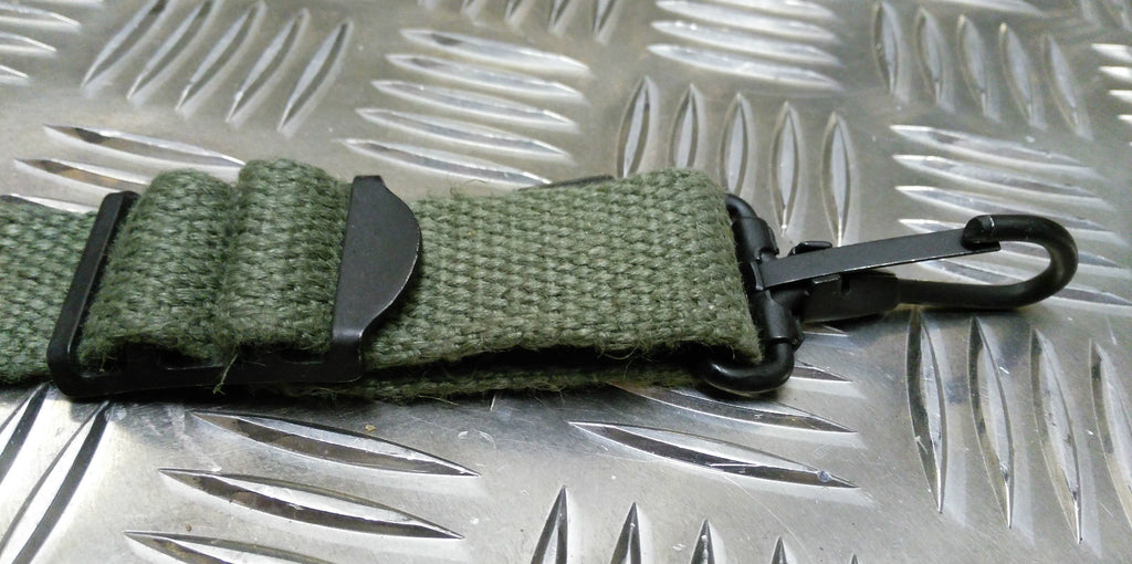 Green Web Yoke / Suspender / Brace 6 Point Strap Genuine Issue- NEW