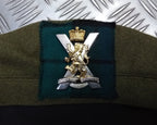 Tam O`Shanter RRS "Royal Regiment of Scotland" With Insignia Badge no Pompom