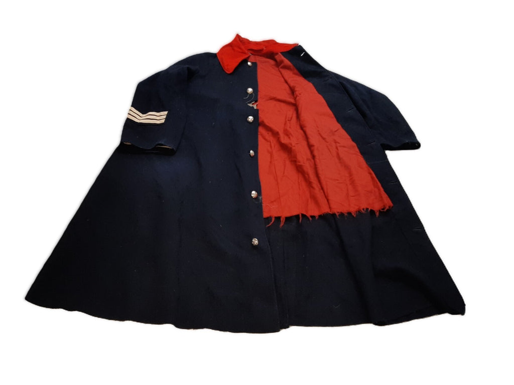 Vintage HCav Cloak British Army Pattern Blues & Royals RHG Wool Fully Buttoned