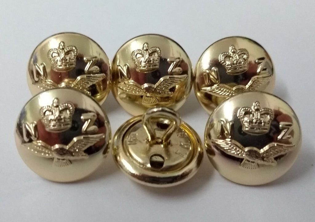 Genuine Issue New Zealand Air Force Insignia N Z Standard Buttons 22L ASBT137