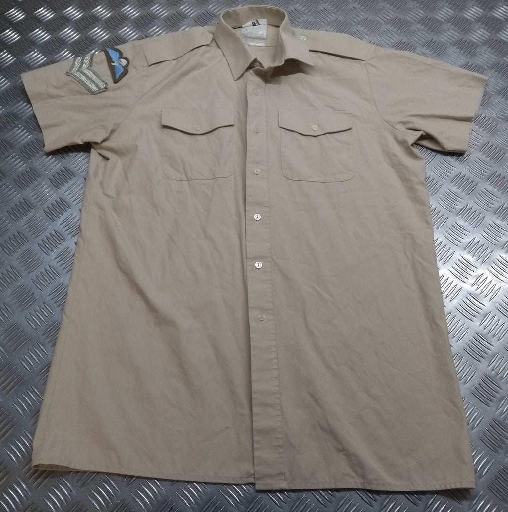 British Army No2 Shirt Short Sleeves All Ranks FAD Corporal & Para Wings 41cm