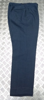 Vintage Trousers RAF Royal Air Force Dress Old Pattern Air Force Blue Grey Colour Waist 35"